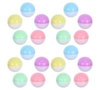 LIOOBO 20pcs Empty Vending Machine Capsules Colorful Macaron Round Plastic Containers for DIY Crafts Party Favors Easter and Birthday Celebrations