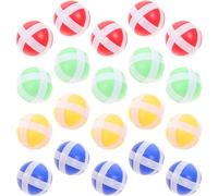 LIOOBO 20Pcs Interactive Sticky Balls for Darts Game Hook and Loop Game Accessories for Safe Indoor Outdoor Fun for Birthday and Family Parties Playthings