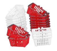 LIOOBO 20pcs Miniature Shopping Baskets Small Storage Baskets for Boys and Girls Toys for Doll House Decor