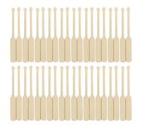 LIOOBO 24 Pairs Miniature Beach Boat Paddles Kit Micro Landscape Decor for Dollhouse Sandbox Durable Safe Material for Creative Coastal Scenes
