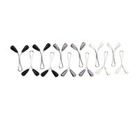 LIOOBO 24pcs Women Scarf Hijab Fixing Clips Muslim Hijab Clamp U-shaped Pearl Clips for Scarf Holders Use in Daily Life