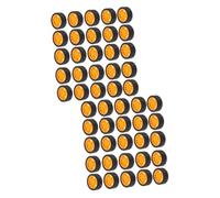 LIOOBO 25pcs Self-Adhesive Swivel Wheels for Cars - Rubber Craft Wheels for Smooth Driving & DIY Projects Ideal for Model Vehicles and Creative Crafts