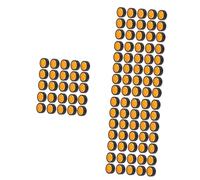 LIOOBO 25pcs Self-Adhesive Swivel Wheels for DIY Cars - Rubber Craft Accessory for Smooth Driving and Easy Assembly - Perfect for ' Creative Projects and Model Building