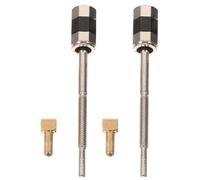 LIOOBO 2Pcs 4/4 Violin Bow Screws Brass Frog Repair Parts for Violin and Viola Bow Accessories Musical Instrument Maintenance