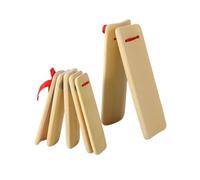 LIOOBO 2pcs Beginner's Quick-pick Boys and Girls Safe Percussion Instruments Bamboo Hand Drums Traditional Rhythm for Boy Girl and Adults