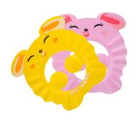 LIOOBO 2pcs Childs Farm Wash Inspired Boys and Girls Shower Cap Boy Girl Bath Visor Adorable Design for Bath