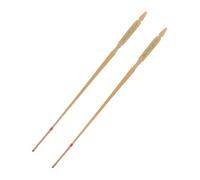 LIOOBO 2pcs Chinese Yangqin Hammer Sticks Wood Dulcimer Mallets Percussion Accessories Performance Practice Musical Tool