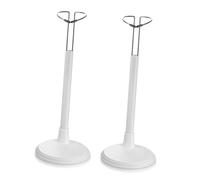 LIOOBO 2Pcs Creative Doll Stand Storage Rack for Dolls Portable Display Rack for Home and Store Organization White Color