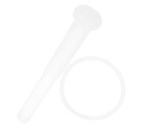 LIOOBO 2pcs Crystal Singing Bowl Mallets with Rubber Coating Clear Acrylic Strikers for Enhanced Resonance Lightweight Percussion Sticks for Sound Baths Meditation Yoga and Relaxation