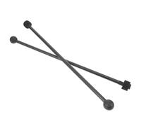 LIOOBO 2pcs Double End Marimba Mallet Non Slip Percussion Drumsticks for Tongue Drum Xylophone Durable Rubber Felt Heads for Beginners Professionals