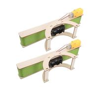 LIOOBO 2pcs Electric Conveyor Belt Assembly Kit Stem DIY Educational for Preschool Learning Hands Science Experience Build and Explore Conveyor Mechanics