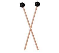 LIOOBO 2pcs Ethereal Wood Tongue Drum Mallets Compact Steel Drum Mallets for Percussion Instruments Comfortable Handles for Accurate Playing Portable Music Beaters for Live Performance