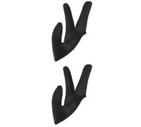 LIOOBO 2pcs Heat Resistant Hairdressing Three Finger Cover Oven Gloves Heatproof Glove