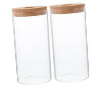 LIOOBO 2pcs High Borosilicate Glass Ecological Bottle Moss Plant, Decorative Micro Landscaping Container for Indoor Gardening and Diy Plant Terrariums