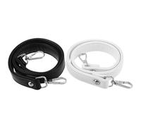 LIOOBO 2pcs Imitation Leather Purse Strap Replacement with Swivel Clasps Durable Handbag and Tote Bag Straps for and Versatile Compatibility Easy to Clean and Maintain