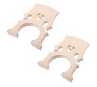 LIOOBO 2pcs Maple Wood Cello Bridge Set, Beige Bridges for Cello, Easily Shaped to Improve Sound Quality, Suitable for Practicing and Can be Placed the Bag
