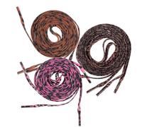 LIOOBO 3 Pairs 120Cm Flat Leopard Print Shoelaces Replacement Shoe Strings for Sneakers Decorative Animal Pattern Shoe Laces for Trainers