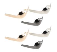 LIOOBO 3 Pairs Metal High Heel Tip Protectors Shoe Caps for Pointed Heels 2.3x2cm Replacement Guards in Gold Silver and Gunmetal for Shoe Repair and Protection