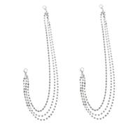 LIOOBO 3 Pairs Rhinestone Shoe Chains for Women Stylish Boot Charms Sneaker Accessories Durable Versatile Jewelry to Elevate Your Fashionable Look for Dressing Up Any Footwear