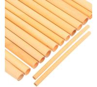 LIOOBO 30pcs Natural Reed Bee Pollination Tubes 9-11mm Diameter Bee Nest Replacement Tubes for Beekeeping Supplies Yard Pollination and Hive DIY