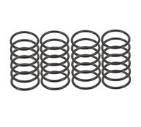 LIOOBO 30Pcs Trumpet Rubber Mute Rings for Noise Reduction Durable Slide Stopper for Practice Performance Recording Soundproofing Trumpet Accessories