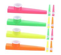 LIOOBO 36pcs Colorful Kazoo Lightweight Plastic Musical Instruments for Clear Sound Beginner Friendly Party Bag Fillers Preschool Home School