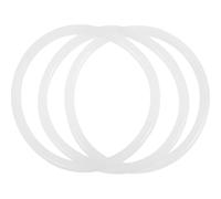 LIOOBO 3pcs 9.5cm Rubber O-rings for Crystal Singing Bowls Sound Bowl Accessories for Yoga and Meditation Singing Cushion Rings Set