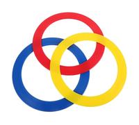 LIOOBO 3pcs Acrobatic Juggling Rings Lightweight Hand Throwing Catching Circus Performance Props for Coordination Training and Party Shows