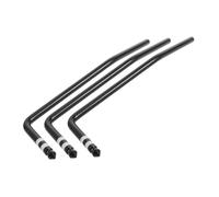 LIOOBO 3pcs Electric Guitar Tremolo Arm Replacement, Black Metal Vibrato Bar for Tremolo Bridge, High-sensitivity Guitar Whammy Bar Accessories Compatible with Floyd Rose System