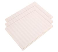 LIOOBO 3pcs Staff Manuscript Paper Notebook Musical Notation Book Detachable Loose-leaf Design Print 60 Sheets Each Paper for Music Practice