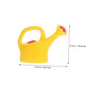 LIOOBO 3pcs Watering Can Lightweight Plastic Watering Pots for Indoor Outdoor Play Bath Garden Activities Early Learning Tool for Comfortable Grip and Cartoon Design