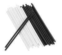 LIOOBO 40pcs Guitar Bass Side Dot Fretboard Markers Black White for Acoustic Electric Ukulele Fingerboard Position Indicators Compatible with Various Guitars Easy to Install Learning Tool