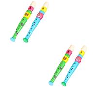 LIOOBO 4pcs Flute Soprano Recorder for Boys and Girls Recorder Instrument Timbre Clarinet Toy Boy Girl Learning Toys Random Color
