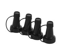 LIOOBO 4pcs Kitchen Nozzle Pourers Spout for Olive Oil Juice and Milk Jugs Transparent Design for Accurate Dispensing Compact and Easy to Store