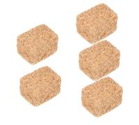 LIOOBO 4pcs Mini Straw Bales: Small Decorative Hay Stackable Miniature Hayrick For Craft Dollhouse Farm Halloween Table Fairy Garden Decoration 2x2x3cm