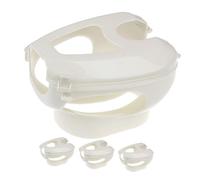 LIOOBO 4pcs Pigeon Feeding Holder Plastic Bracket for Foot Ring Adjustment Portable Design for Bird Medical Treatments Bird Cage Accessory