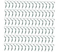 LIOOBO 500pcs Garden Tree Fixing Ties Vine Cable Ties for Climbing Plants Durable Flexible Plant Support Bands Dark Green