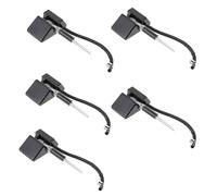 LIOOBO 5pcs 5pcs Smooth Writing Black Gel Pens Desktop Pens No Peculiar Smell Fine Point 0.5mm for Bank and Shopping Mall Use