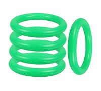 LIOOBO 5pcs Ball Fixing Rings and Stable Plastic Ball Stand Set for Kindergarten Boys and Girls 15cm Reusable Fixed Rings Basketball Soccer Display Bases