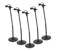 LIOOBO 5pcs Dollhouse Accessories Lifelike Fake Mic Model for Doll Star Figures Realistic Music Instrument for Dollhouse Ornaments and Display