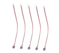 LIOOBO 5pcs Miniature Electret Condenser Microphone with Terminal Wire High Sensitivity Pickup for Recording Live Streaming Compatible with Multiple Audio Devices for Travel and Outdoor