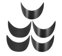 LIOOBO 5pcs Plastic Baseball Cap Brim Shaper Insert for Kids Children Hats, 15.4x5.2cm Black, 2mm Thick Sturdy Hat Accessory for Comfortable Fit and DIY Handcrafting Projects