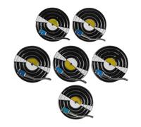 LIOOBO 6pcs Retro Record Player Brooch Pins Music Turntable Lapel Badges Vintage Enamel Pins for Women Music Lovers Theme Parties and Everyday Wear