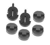 LIOOBO 6pcs Rubber Violin Mute Violin Practice Mute Accessory round Tourte Style Small for Night Practice Uninterrupted Training