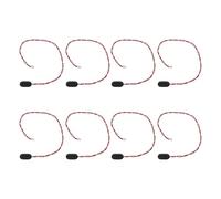LIOOBO 8pcs I-type 9v Battery Connector with Buckle Clip 300mm Wire for Active Guitar Pickup Battery Box DIY Electronics Accessories