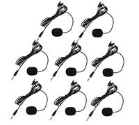 LIOOBO 8Pcs Portable Clip Phone Microphone Lightweight Lavalier Mics with Noise Filtering for Sound Quality for Live Broadcasting and Conferences