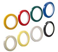 LIOOBO 8pcs Violin Fingerboard Tapes Fretboard Stickers with Color-coded Notes for Beginners Cello Compatible Musical Instrument Finger Guide