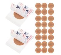 LIOOBO Adhesive 50Pcs Breathable Fabric Wound Care Stickers for Knuckle Wounds Easy-Tear Flexible First Aid Plasters for Outdoor Activities