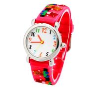 LIOOBO Adjustable Cartoon Wrist Watch with Band for Boys Lovely Printed Strap Comfortable Fit for Various Wrist Birthday Christmas to Teach
