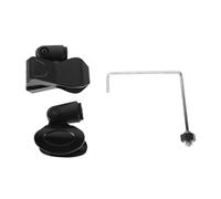 LIOOBO Adjustable Saxophone Microphone Clip Holder, Universal Mic Holder Clamp for Saxophone, Compatible Microphone Stand, Easy Installation, Suitable for Live Performance and Recording